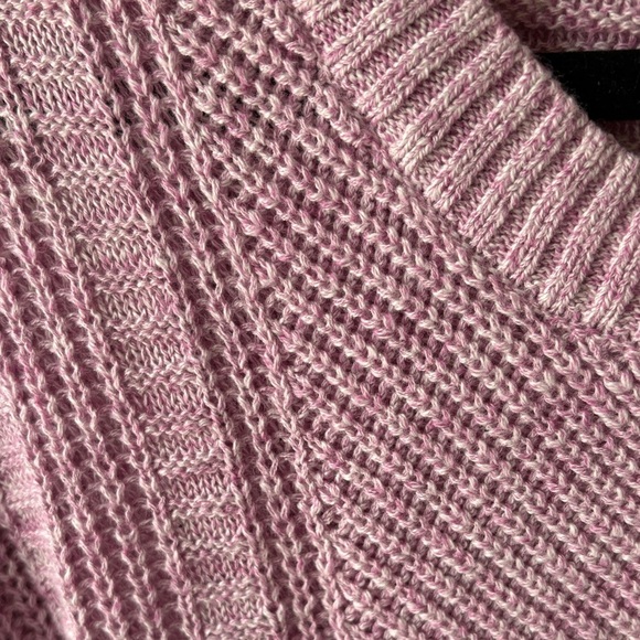 Sonoma Blush Lavender  Crew Neck Sweater - Picture 4 of 10